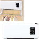 Luocute Aquecedor de Parede 1500W: aquece rápido, economiza espaço, possui controle remoto e toalheiro para banheiro e quarto. - Imagem 3