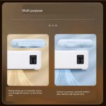 Luocute Aquecedor de Parede 1500W: aquece rápido, economiza espaço, possui controle remoto e toalheiro para banheiro e quarto. - Imagem 9