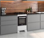 Fogão Suggar Neo Glass branco 4 bocas com mesa de vidro, forno 56L e acendimento automático - Imagem 3