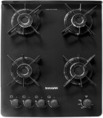 Fogão Suggar Neo Glass branco 4 bocas com mesa de vidro, forno 56L e acendimento automático - Imagem 7