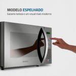 Micro-ondas Mondial Espelhado 34L 1400W 220V: potência, praticidade e design moderno para sua cozinha. - Imagem 3