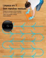 LILIN X6 Robô Aspirador LiDAR 3 em 1 com WiFi, Alexa, 6500Pa e mapas múltiplos para limpeza inteligente. - Imagem 8