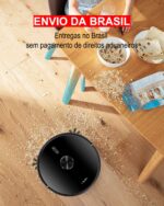 LILIN X6 Robô Aspirador LiDAR 3 em 1 com WiFi, Alexa, 6500Pa e mapas múltiplos para limpeza inteligente. - Imagem 9