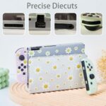 Capa protetora para Switch OLED em silicone floral: proteção total, encaixe perfeito e conforto para Joy-Con. - Imagem 7