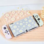 Capa protetora para Switch OLED em silicone floral: proteção total, encaixe perfeito e conforto para Joy-Con. - Imagem 8