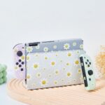 Capa protetora para Switch OLED em silicone floral: proteção total, encaixe perfeito e conforto para Joy-Con. - Imagem 9