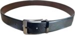 Cinto Masculino Social Couro Original Plus Size Dupla Face Preto e Marrom: elegância e ajuste ideal para tamanhos grandes - Imagem 5