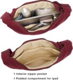 Bolsa tiracolo crescente feminina em nylon, espaçosa e leve para o dia a dia - Imagem 4