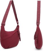 Bolsa tiracolo crescente feminina em nylon, espaçosa e leve para o dia a dia - Imagem 6