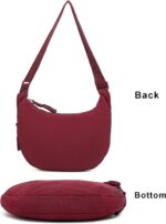 Bolsa tiracolo crescente feminina em nylon, espaçosa e leve para o dia a dia - Imagem 7