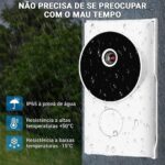 Campainha Inteligente Sem Fio com Video Porteiro 1080p: visão noturna, áudio bidirecional e instalação fácil para mais segurança. - Imagem 6