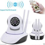 Camera Ip Hd 720 Alta Resolução WIFI baba Eletrônica com visão noturna e detecção de movimento para monitoramento seguro. - Imagem 2