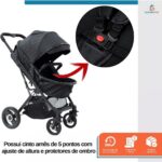 Carrinho Baby Style Magnus 2 em 1: conforto, segurança e praticidade para passeios do recém-nascido aos 3 anos. - Imagem 5