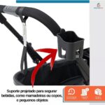 Carrinho Baby Style Magnus 2 em 1: conforto, segurança e praticidade para passeios do recém-nascido aos 3 anos. - Imagem 8