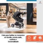 Carrinho Baby Style Magnus 2 em 1: conforto, segurança e praticidade para passeios do recém-nascido aos 3 anos. - Imagem 9