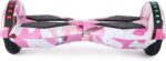 Hoverboard com Music Speaker e LED Front Lights All Terrain 8 rosa: estabilidade, Bluetooth e LEDs para diversão e compra segura - Imagem 7