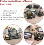 Organizador de Mesa Multifuncional em Metal: mais organização, praticidade e espaço para seu escritório e home office - Imagem 4