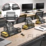 Organizador de Mesa Multifuncional em Metal: mais organização, praticidade e espaço para seu escritório e home office - Imagem 9
