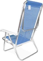 Mor Cadeira Reclinável 8 Posições em Alumínio Azul: conforto, resistência e ajuste ideal para relaxar - Imagem 3