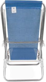 Mor Cadeira Reclinável 8 Posições em Alumínio Azul: conforto, resistência e ajuste ideal para relaxar - Imagem 5