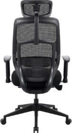 Cadeira Ergonômica TX3 Yama Neue Preta com conforto personalizado, apoio 3D e suporte lombar ajustável. - Imagem 3
