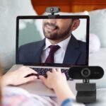 Webcam USB 1080p com microfone e plug and play, ideal para videochamadas e aulas online, compatível com Linux - Imagem 7