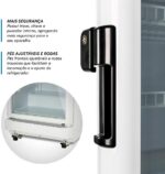 Refrigerador Expositor Vertical EOS 231L com vidro duplo antiembaçante e temperatura de 0 a 10°C para melhor conservação. - Imagem 7