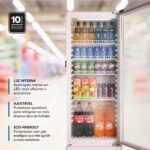 Refrigerador Expositor Vertical EOS 231L com vidro duplo antiembaçante e temperatura de 0 a 10°C para melhor conservação. - Imagem 8