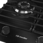 Cooktop Mueller 5 Bocas 77cm com Grade Dupla Bivolt: mesa ampla, acendimento superautomático e mais firmeza para suas receitas. - Imagem 4