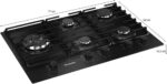 Cooktop Mueller 5 Bocas 77cm com Grade Dupla Bivolt: mesa ampla, acendimento superautomático e mais firmeza para suas receitas. - Imagem 7