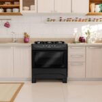 Fogão Mueller preto fosco 5 bocas com mesa de vidro e acendimento automático para cozinhar com praticidade e potência - Imagem 5