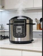 Panela de pressão elétrica 6 L em inox: praticidade, cozimento automático e fácil limpeza para refeições saborosas em casa. - Imagem 9