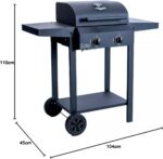 Churrasqueira A Gás Portátil Frank Grill com 2 queimadores, mobilidade e controle preciso para assados práticos e saborosos. - Imagem 9