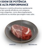 Oster Forno Micro-ondas de Embutir Black Inox 23L 127V: design sofisticado e praticidade para sua cozinha. - Imagem 5
