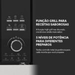 Oster Forno Micro-ondas de Embutir Black Inox 23L 127V: design sofisticado e praticidade para sua cozinha. - Imagem 6