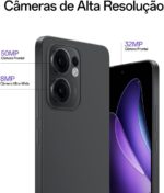 Smartphone Oppo Reno 13 F 256GB 12GB Grafite com bateria 5800mAh e carregamento rápido de 45W. - Imagem 4