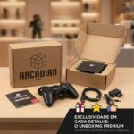 Arcadian Box Console Retro: multijogos 4K HDMI com 2 controles USB e compatibilidade com PS1, N64, SNES e arcade. - Imagem 4