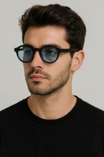 Óculos de Sol Redondo Harry Cacife Brand UV400 Premium Unissex com estilo clássico e proteção ideal para comprar agora - Imagem 3