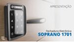 Fechadura Digital Soprano 1701 com Puxador: segurança prática para gavetas e armários com senha e touch screen. - Imagem 2