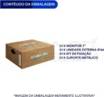 Kit Porteiro Eletrônico HDL com vídeo e câmera auxiliar Advance 7 branco: mais segurança e praticidade para sua casa. - Imagem 7