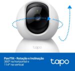 TP-Link Tapo C200: câmera Wi-Fi 360° 1080p com visão noturna e áudio bidirecional para sua segurança. - Imagem 4