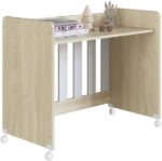 Mini Berço Infantil Moisés Multifuncional 4 em 1 com Rodas: praticidade, segurança e conforto para o quarto do bebê. - Imagem 3