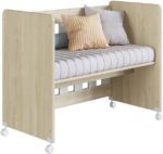 Mini Berço Infantil Moisés Multifuncional 4 em 1 com Rodas: praticidade, segurança e conforto para o quarto do bebê. - Imagem 4