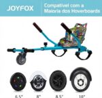 Joyfox Hoverkart Universal Ciano: transforme seu hoverboard em kart seguro, ajustável e fácil de montar. - Imagem 7