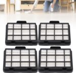 Filtros de aspirador 4 peças: alta compatibilidade, fácil instalação e filtragem eficiente para C6, C7, C91, C1, Lady e R1. - Imagem 4