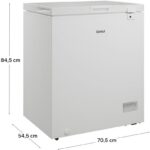 Freezer Horizontal Consul 142L CHA14AB 110v para conservar alimentos com capacidade ideal e design compacto. - Imagem 6