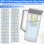 Jarro de água Samsung DA97-21261K com vedação reforçada, compatível com geladeiras RF24BB6900AC e outros modelos Samsung. - Imagem 5