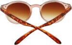 Óculos de Sol Milan Preto Fosco: estilo retrô clássico com proteção UV400 e design flexível para comprar com elegância e conforto. - Imagem 7