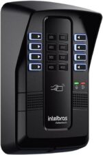 Porteiro Coletivo Intelbras 6 pontos com 8 tags e botoeira, ideal para controle de acesso residencial e comercial. - Imagem 3