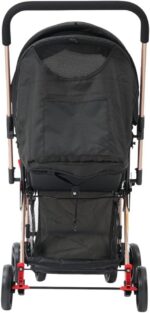 Maxi Baby YouTurn: carrinho com alça reversível, capota extralonga e segurança para passeios confortáveis. - Imagem 4